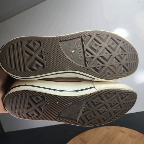 Women's Converse Chuck Taylor All Star Sz 8 010176 White Canvas Casual Sneakers - Picture 7 of 9